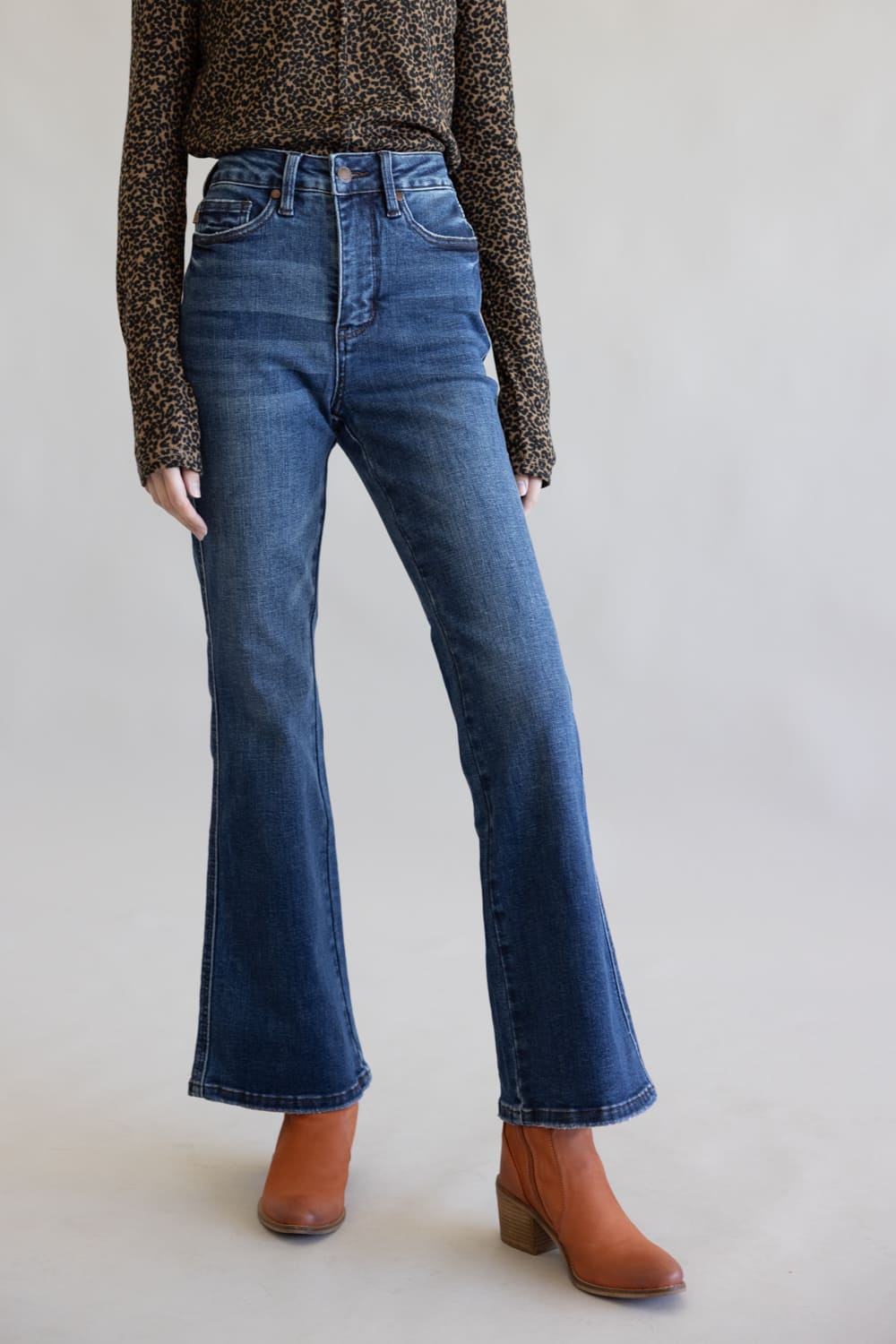 Judy Blue High Rise Tummy Control Bootcut Jeans for Women