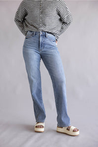 Judy Blue High Rise Tummy Control Slim Straight Jeans for Women