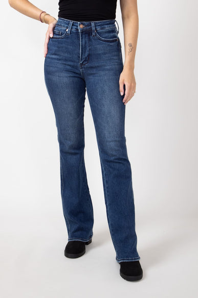 Judy Blue Embroidered Back Pocket Bootcut Jeans for Women