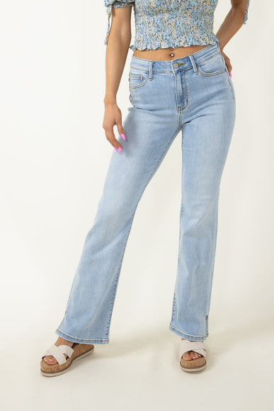 Judy Blue Jeans Slit Hem Bootcut Jeans for Women