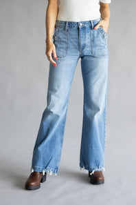 KanCan High-Rise Baggy Wide Leg Jeans for Women 
