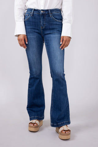 KanCan Mid Rise Flare Petite Jeans for Women