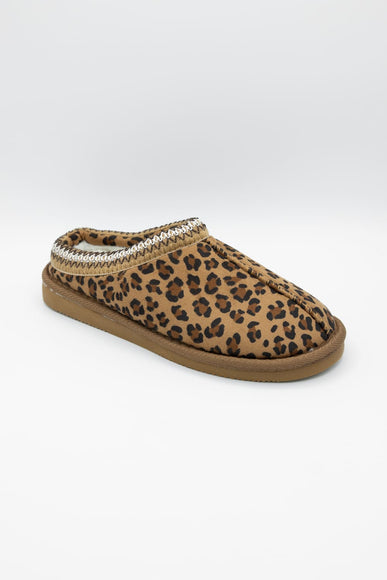 Katydid Leopard Slippers for Women in Brown