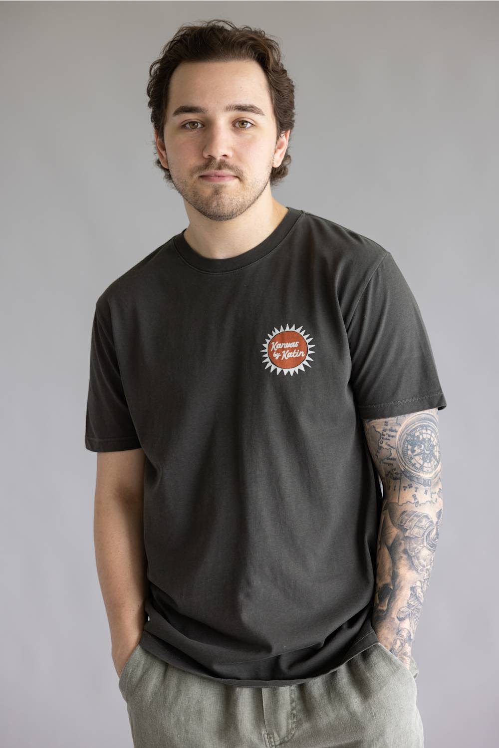 Katin Ramblin T-Shirt for Men in Lead 