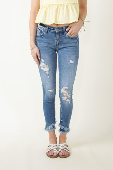 KanCan Distressed Ankle Skinny Jeans for Women