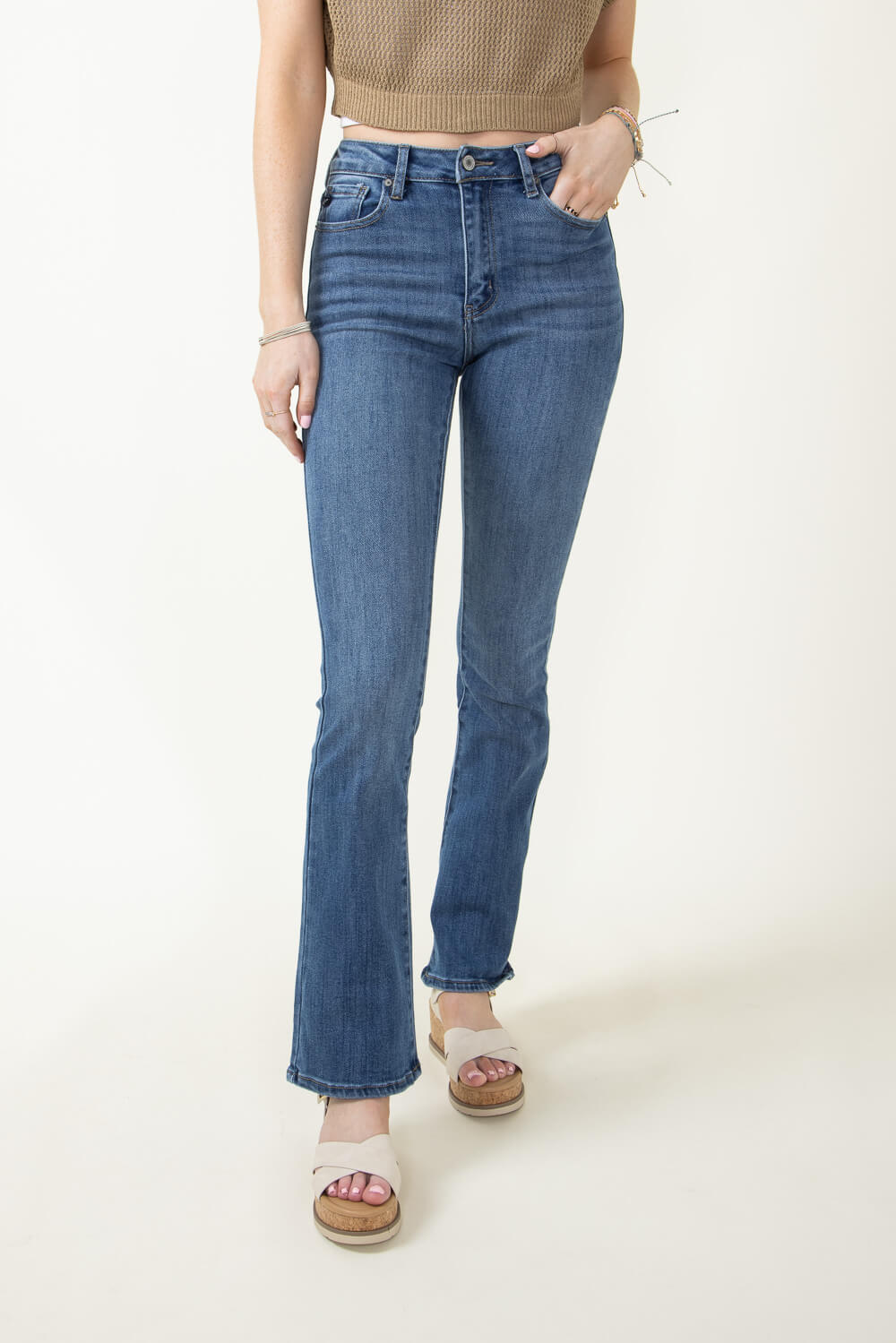 KanCan Ami High Rise Bootcut Jeans for Women KC70005M – Glik's