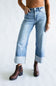 KanCan High Rise Crop Wide Leg Jeans for Women