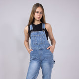 KanCan Youth Cordelia Relaxed Denim Overalls for Girls