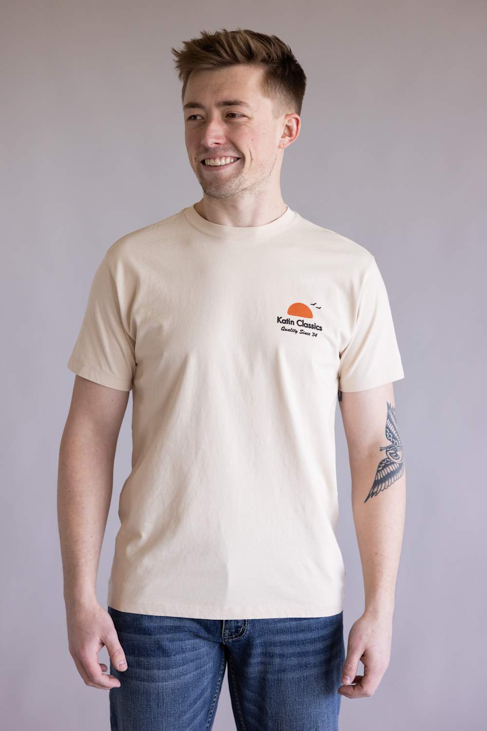 Katin Auana T-Shirt for Men in Almond Peach