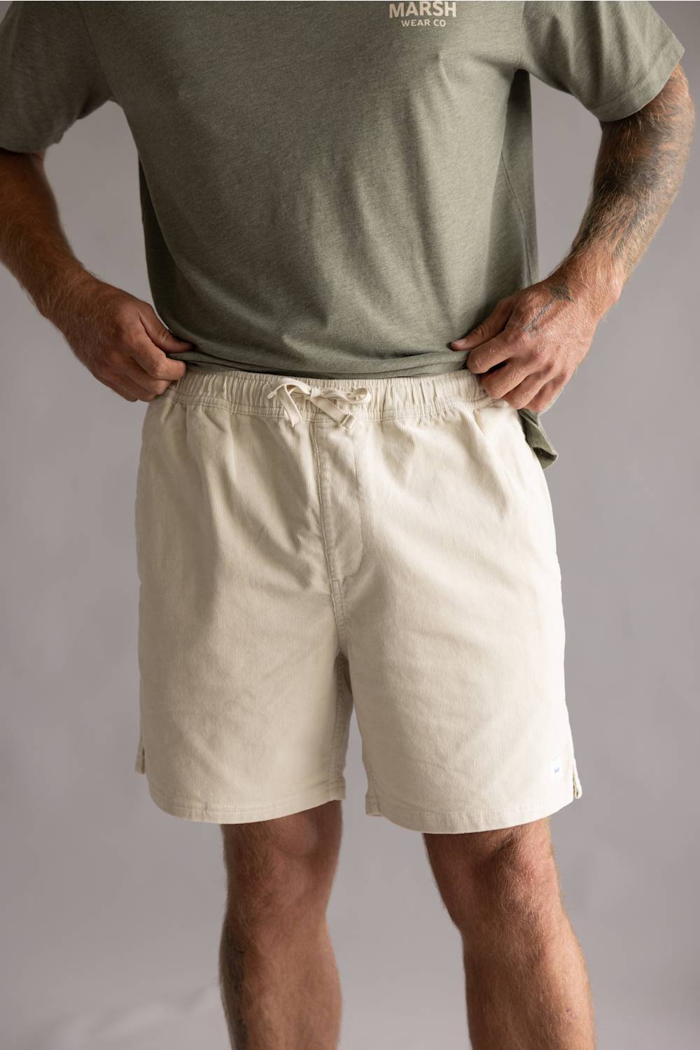 Katin Cord Local Shorts for Men in Birch Silver