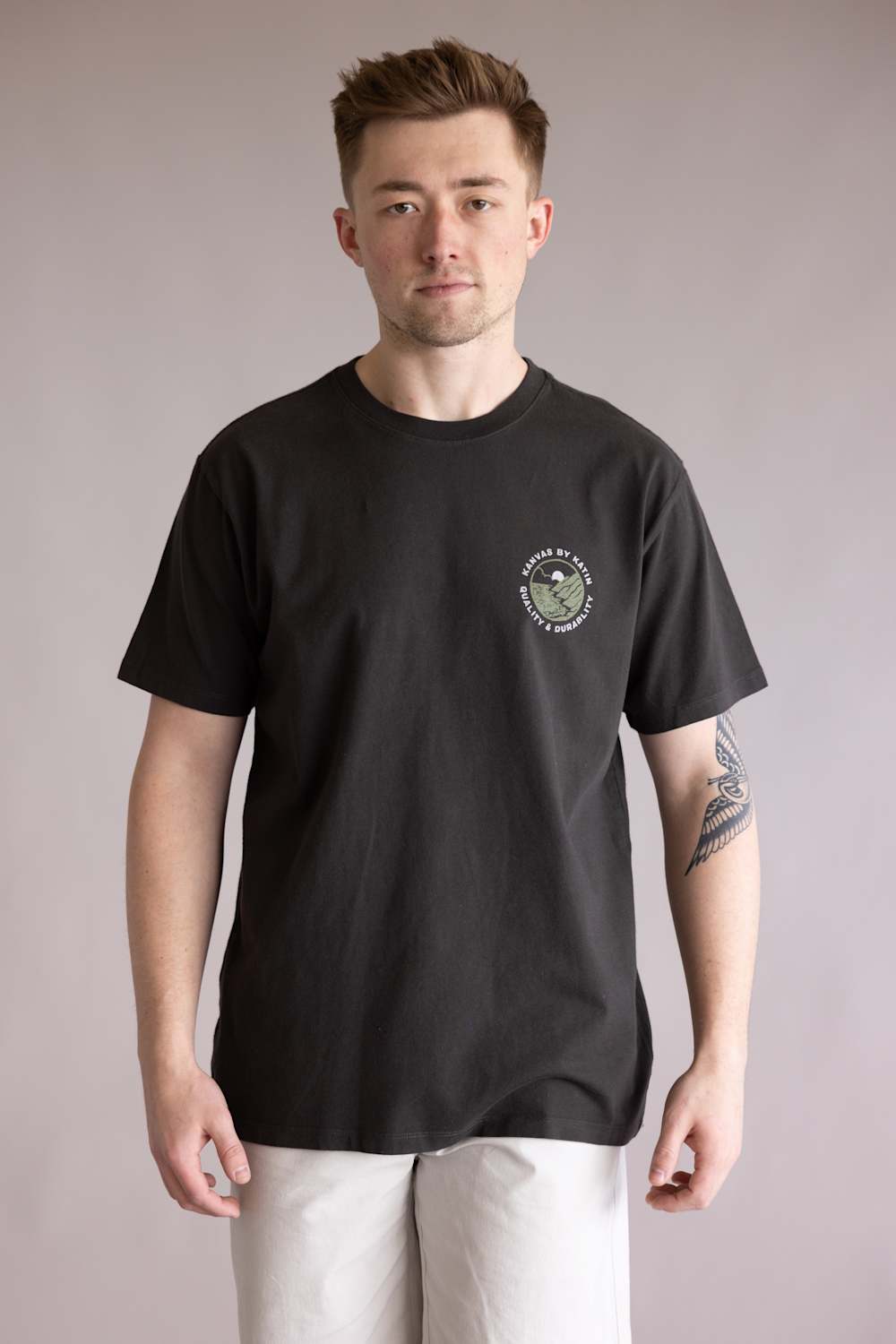 Katin Sur T-Shirt for Men in Black Wash