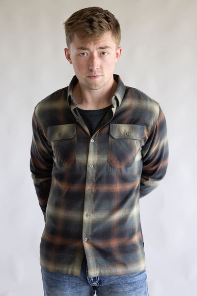 Kuhl Dillingr Flannel Shirt for Men in Dune