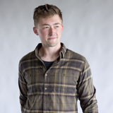 Kuhl Fugitive Flannel Shirt for Men in Roasted Barley