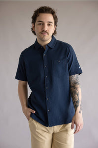 Kuhl Kastaway Button Up Shirt for Men in Pirate Blue