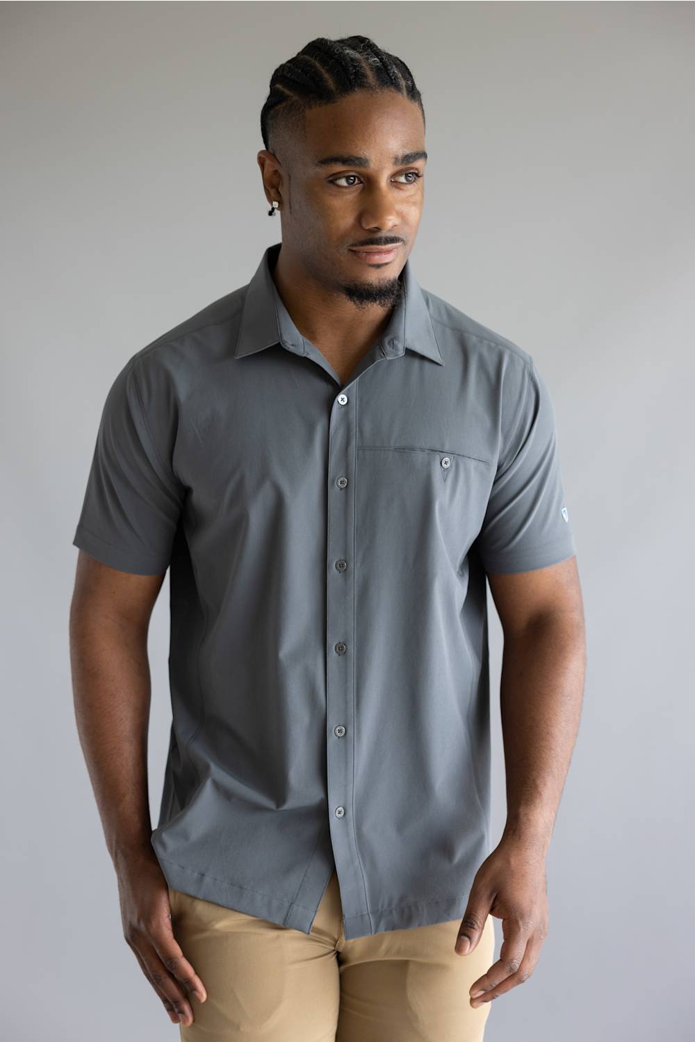 Kuhl Renegade Shirt for Men in Hurricane Grey