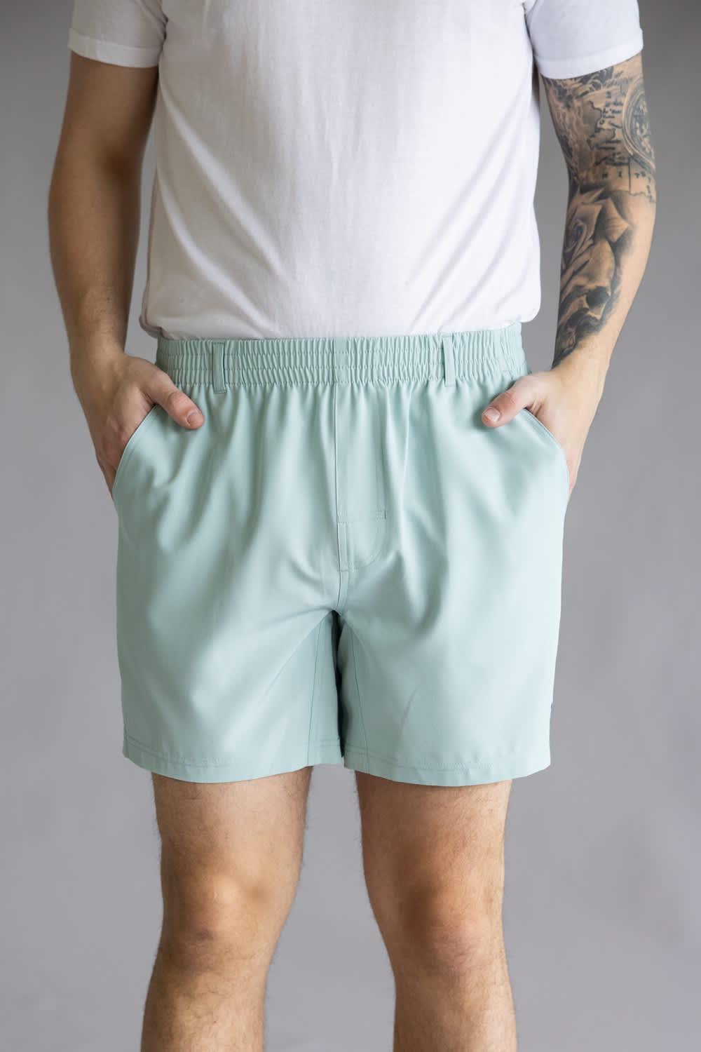 Local Boy Volley Hybrid Shorts for Men in Mint | L1600002-MNT-MINT