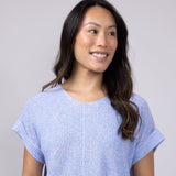 La Miel V-Neck Sweater for Women in Periwinkle