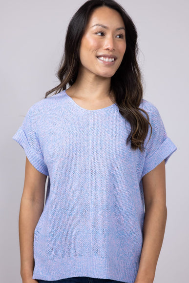 La Miel V-Neck Sweater for Women in Periwinkle