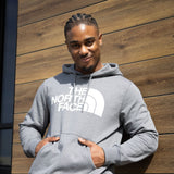 The North Face Half Dome Hoodie for Men in Grey Heather 