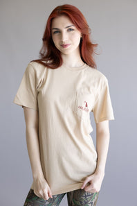 Local Girl Stay Wild T-Shirt for Women in Latte