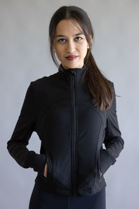 Love Tree Full Zip Performance Jacket for Women in Black