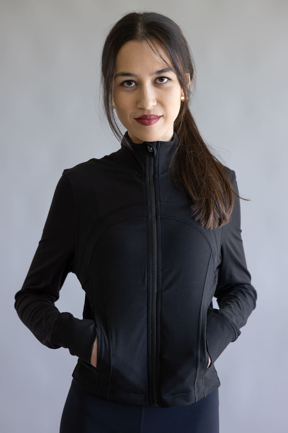 Love Tree Full Zip Performance Jacket for Women in Black