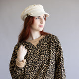 Leopard Pullover for Women in Brown