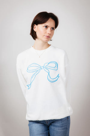 トップス [muguet]bijou ribbon sweat muguet bijou ribbon sweat