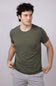Basic Crewneck T-Shirt for Men in Green