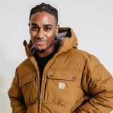 Carhartt Insulated Hood Coat for Men in Brown