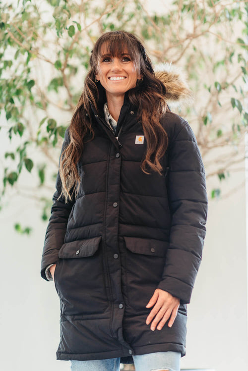 Carhartt Montana Insulated Coat for Women in Black | 105456-N04 