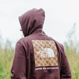 The North Face Box NSE Pullover Hoodie for Men in Brown