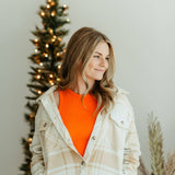 Thread & Supply Tullis Shacket for Women in Cream/Tan