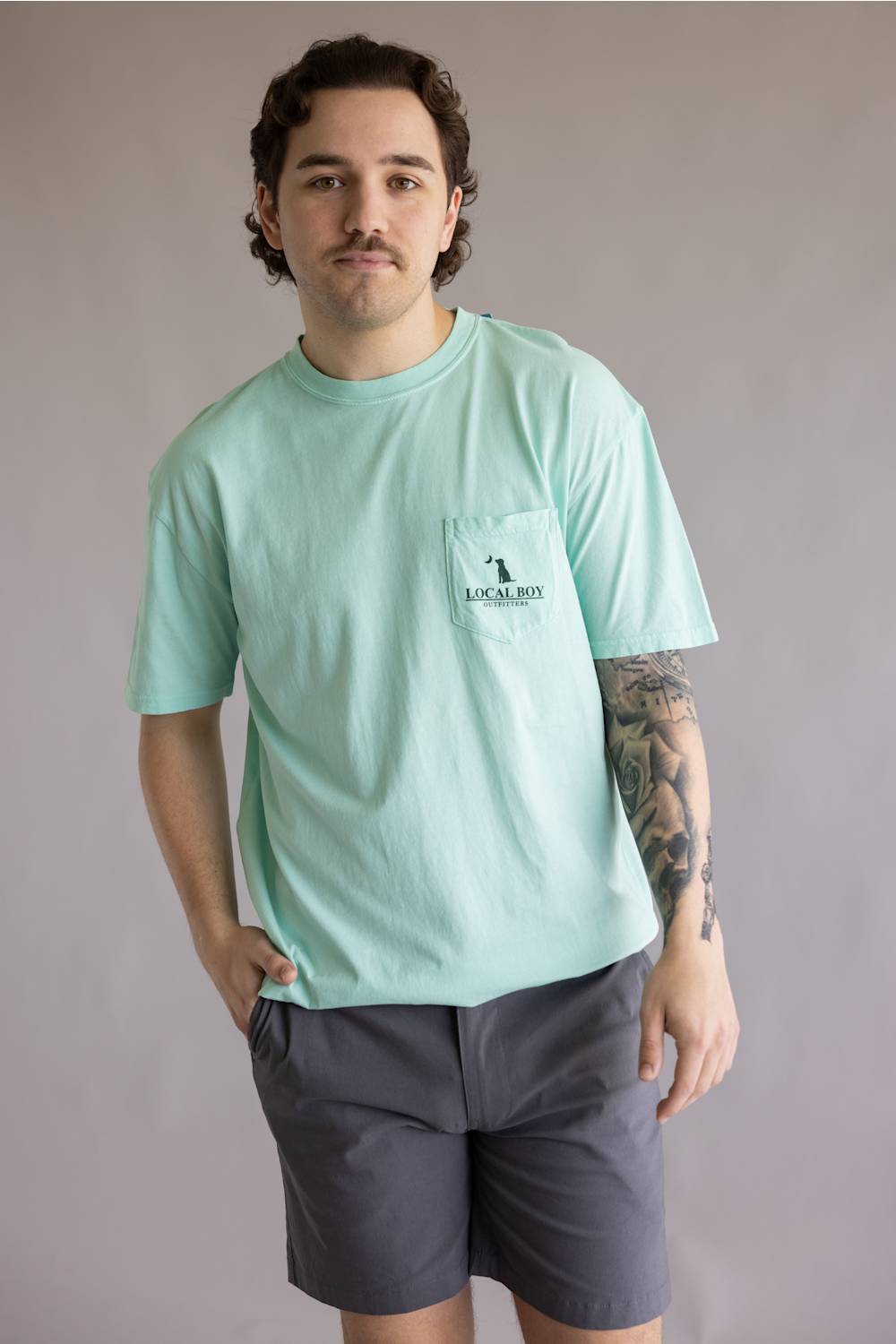 Local Boy 19th Hole T-Shirt for Men in Blue