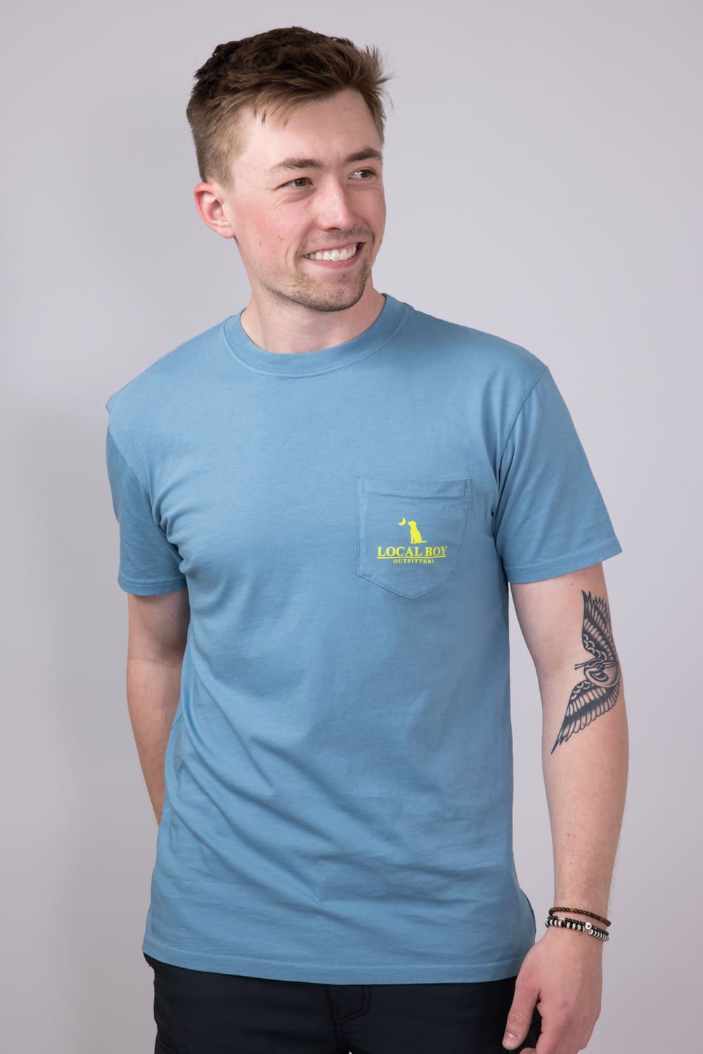 Local Boy Cinco De Drinko T-Shirt for Men in Blue