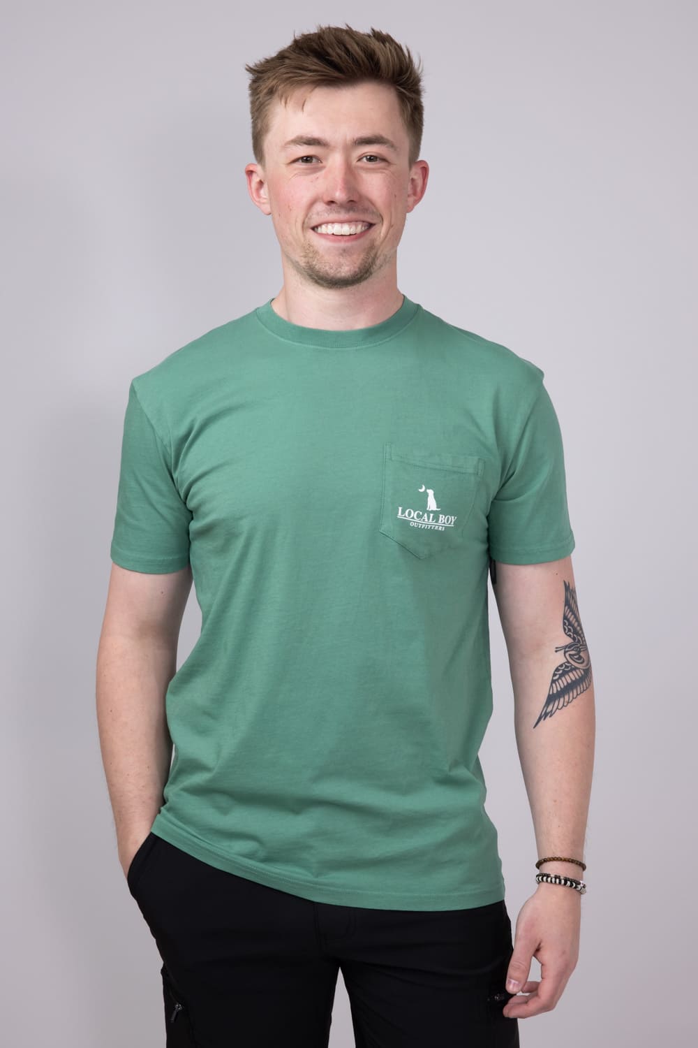 Local Boy Fairway T-Shirt for Men in Light Green