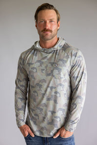 Local Boy Heather Blend Hoodie for Men in Green