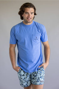 Local Boy Outfitters After Party Tee for Men in Blue