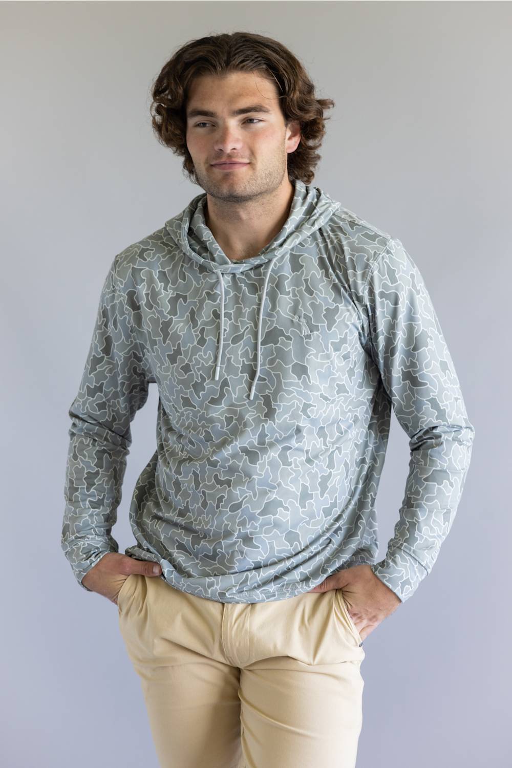 Local Boy Outfitters Hemlock Hoodie for Men in Grey
