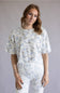 Local Girl Boxy Crop Tee for Women in Saltwater Camo