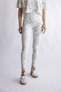 Local Girl Seamed Leggings for Women in Saltwater Camo