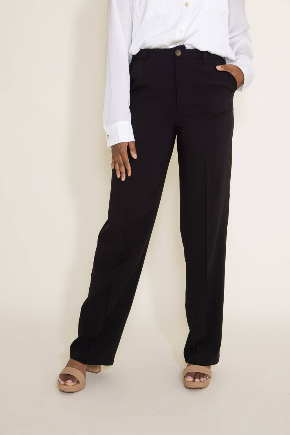 High-Waisted Dynamic Fleece Wide-Leg Trouser Pants | Old Navy