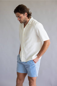 Industrie Marbella Button Up Shirt for Men in White