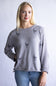 Miracle Skull Sweater for Women in Grey