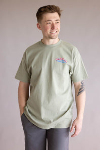Seager Tubular T-Shirt for Men in Desert Green