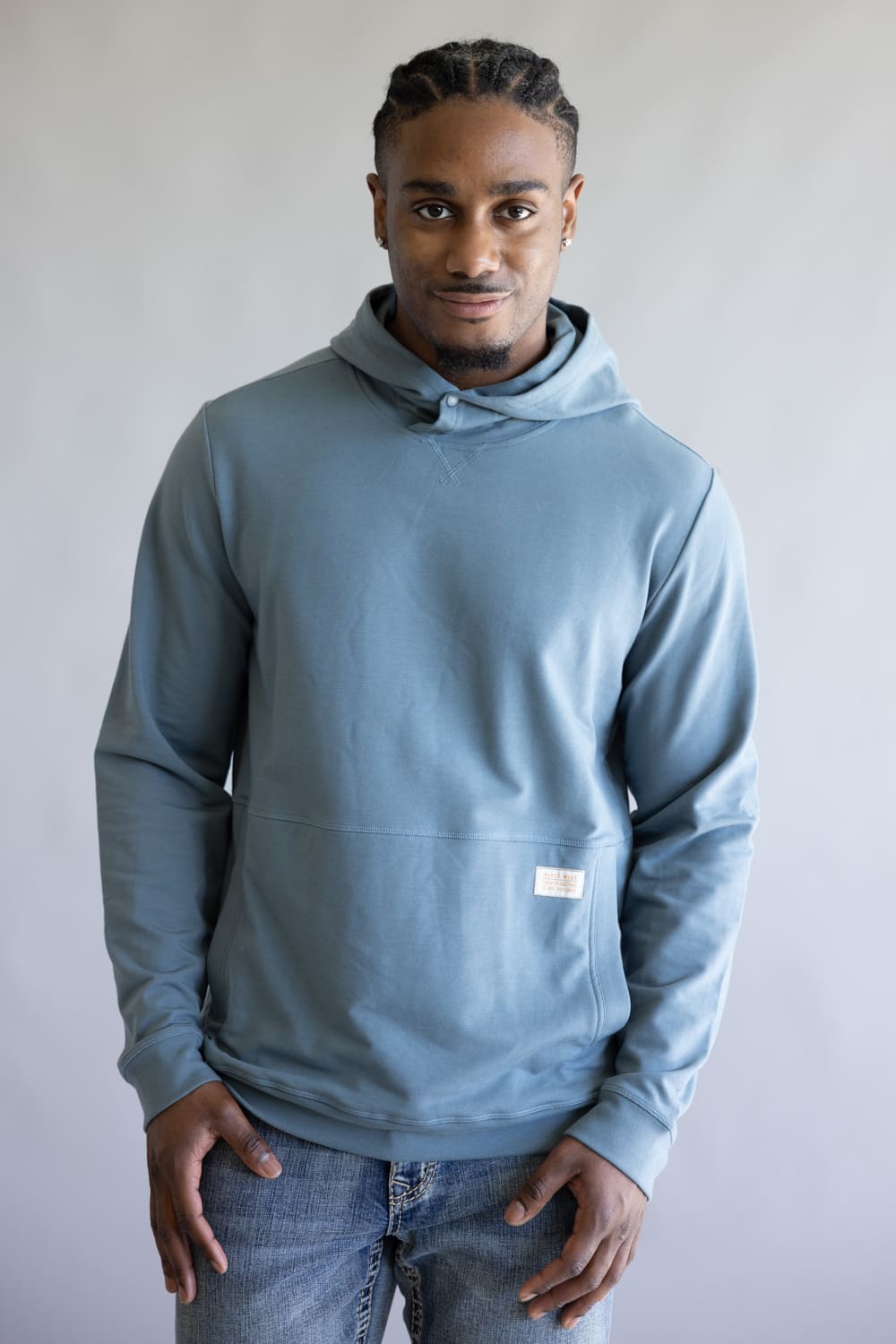 Marsh Wear Fireside Hoodie for Men in Goblin Blue