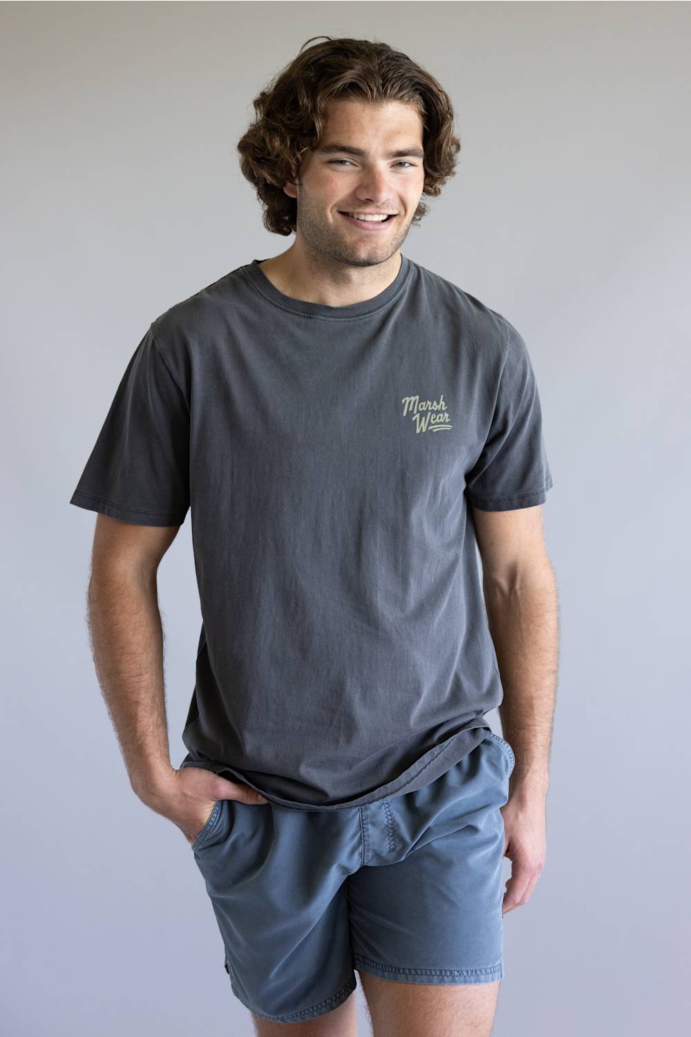 Marsh Wear Heritage Bass T-Shirt for Men in Shadow