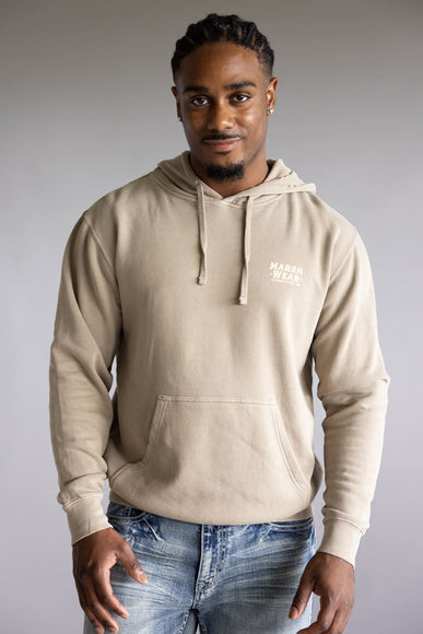 Marsh Wear Lookout Hoodie for Men in Light Brown