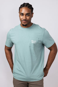 Marsh Wear Roadside Logo T-Shirt for Men in Green