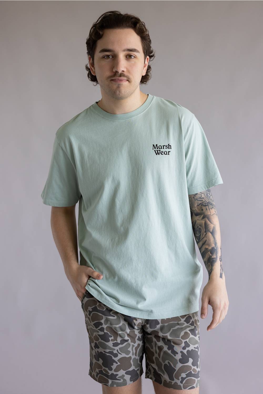 Marsh Wear Slow Country T-Shirt for Men in Agate